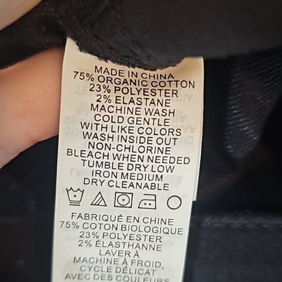 Prana Oday Active Jeans Pants Black Stretch Skinny Size 2/ 26 - Picture 6 of 8